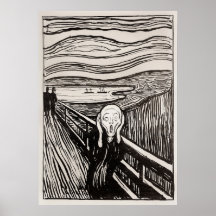 Edvard Munch La Impresión De Litografía De Grito F