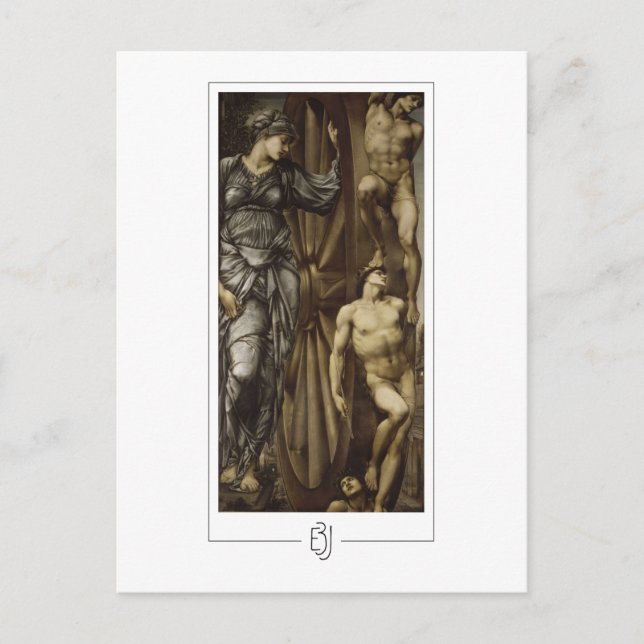 Edward Burne-Jones #11 - postal Bella Artes (Anverso)