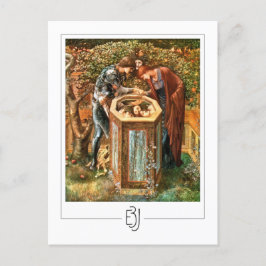 Edward Burne-Jones #160 - postal Bella Artes