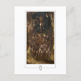 Edward Burne-Jones #16 - postal Bella Artes