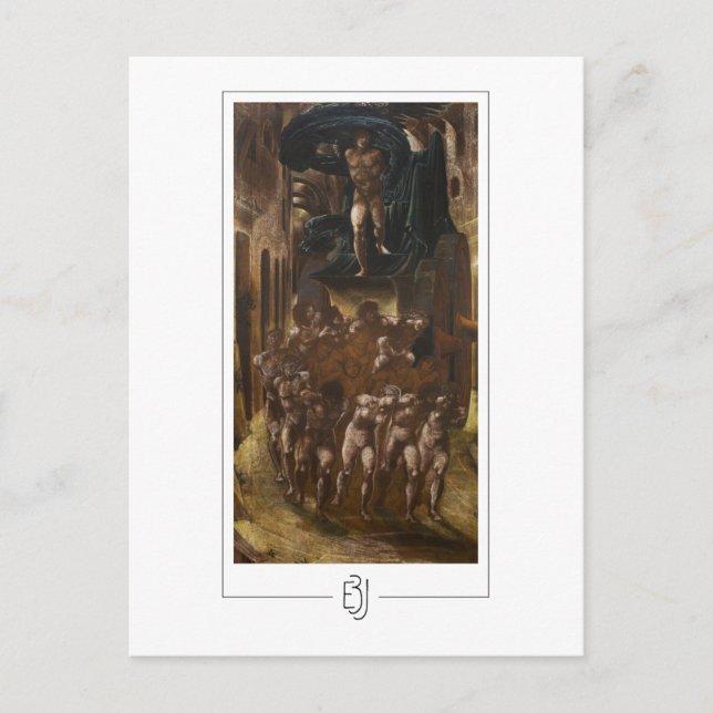 Edward Burne-Jones #16 - postal Bella Artes (Anverso)