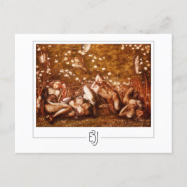 Edward Burne-Jones #18 - postal Bella Artes