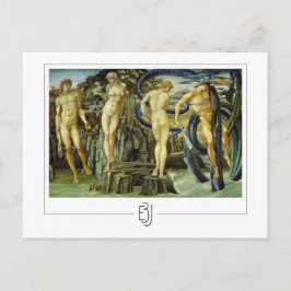 Edward Burne-Jones #19 - Tarjeta postal de arte fi