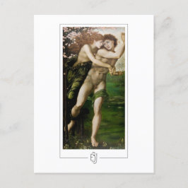 Edward Burne-Jones #20 - postal Bella Artes