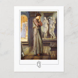 Edward Burne-Jones #22 - postal Bella Artes