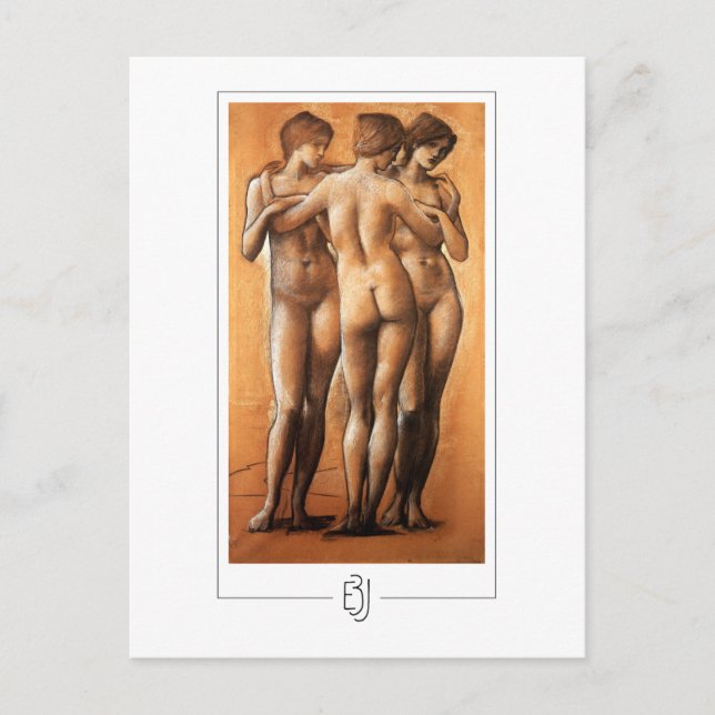 Edward Burne-Jones #251 - postal Bella Artes (Anverso)