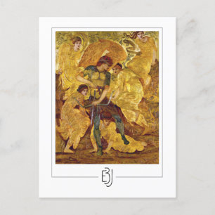 Edward Burne-Jones #44 - postal Bella Artes