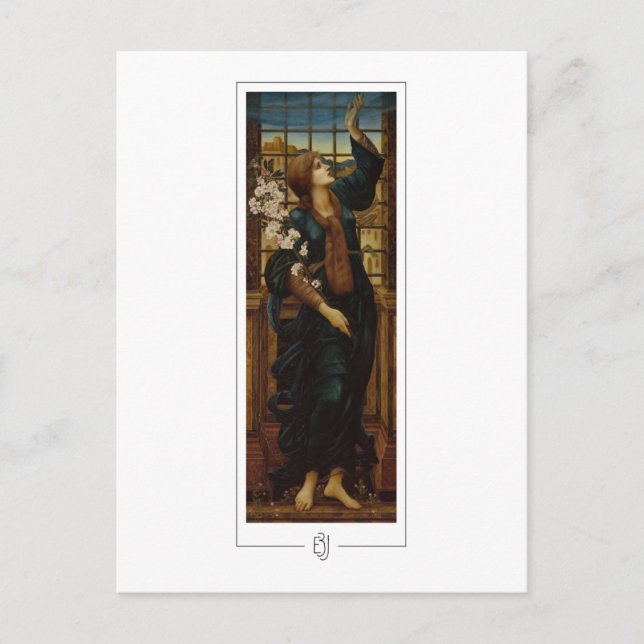 Edward Burne-Jones #48 - postal Bella Artes (Anverso)