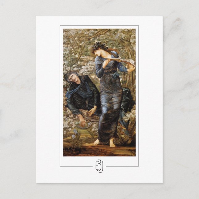 Edward Burne-Jones #79 - postal Bella Artes (Anverso)