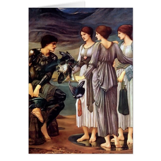 Edward Burne-Jones el armar de Perseus (Frente)