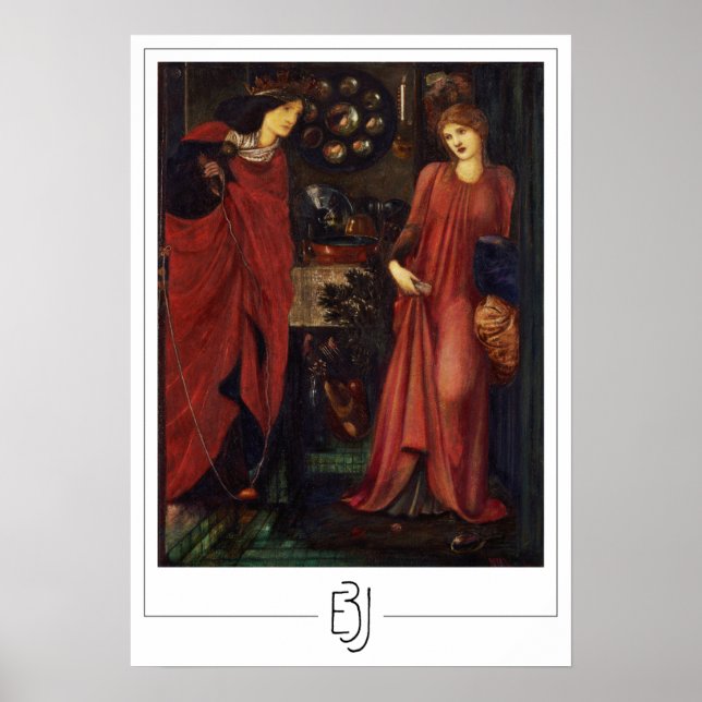 Edward Burne-Jones Zedign Poster de arte #5 (Frente)