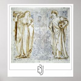 Edward Burne-Jones Zedign Poster de arte #92