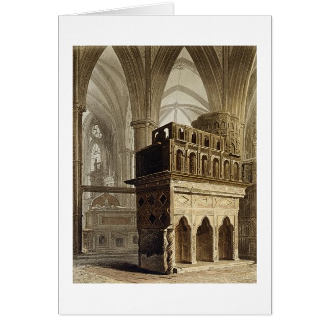 Edward el Monumento al Confesor, plato M de 'Wes (Frente)