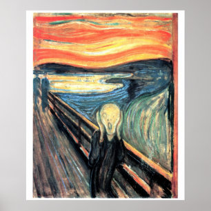 Edward masca el poster del arte del grito