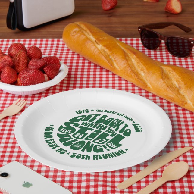 EE '76 Plato de papel de 9 pulgadas (Picnic)