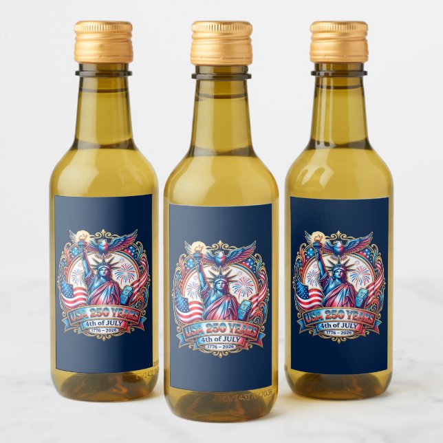 EE. UU. 250 años 4 de julio 1776-2026 (Botellas)