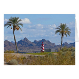 EE. UU., Arizona, Lake Havasu City. Faro junto