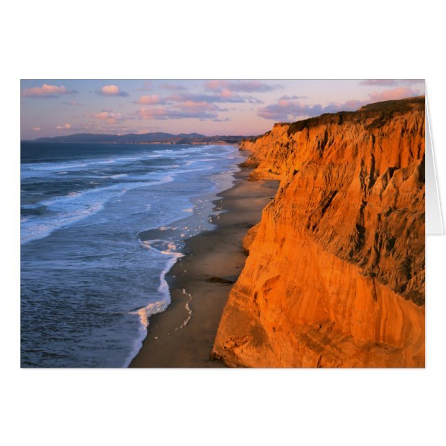 EE.UU., California, Acantilados En La Playa Estata (Anverso (Horizontal))