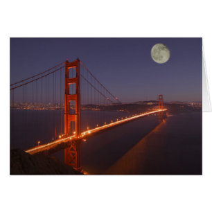 EE.UU., California, Marin. Levantamiento lunar por