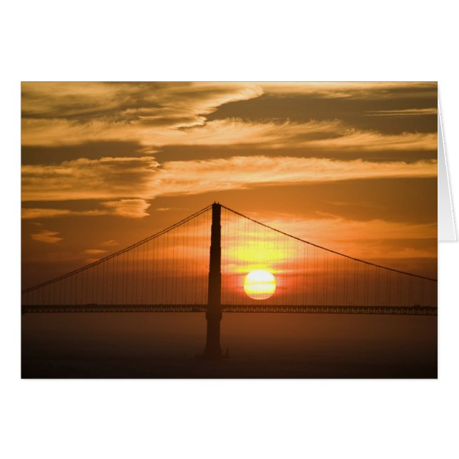 EE. UU. California. San Francisco. Puesta de sol (Anverso (Horizontal))