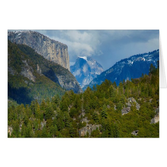 EE. UU., California. Vista de Half Dome en Yosemit (Anverso (Horizontal))