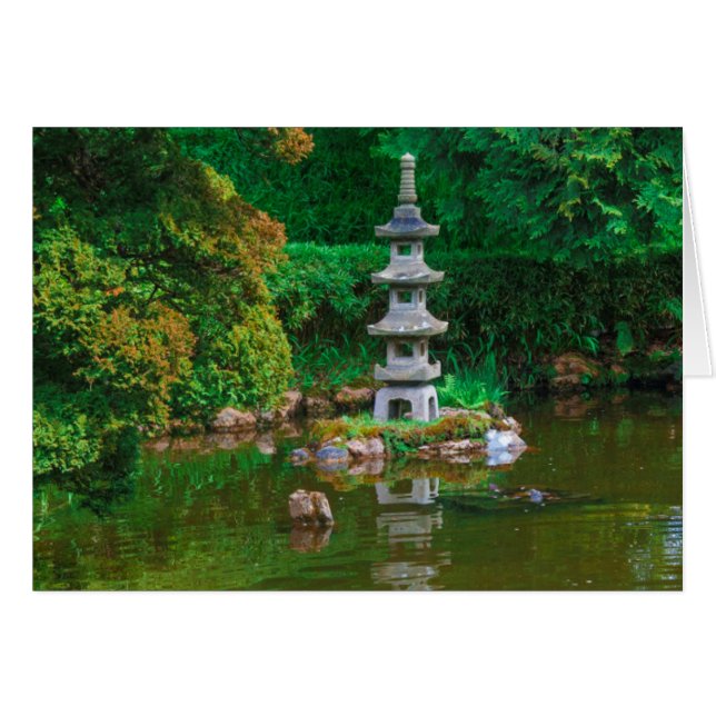 EE.UU., California. Vista De Un Estanque (Anverso (Horizontal))