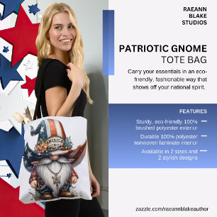 EE. UU. Celebrando 250 Años Bolsa tote de Gnome