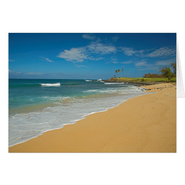 EE. UU., Hawái, Isla Molokai, Three Mile Beach (Anverso (Horizontal))