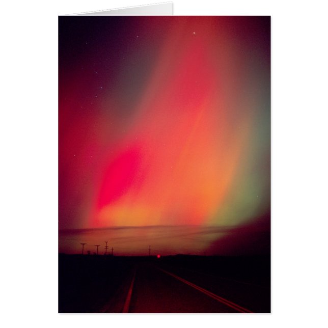 EE. UU., Idaho. Aurora borealis, luces del norte e (Frente)