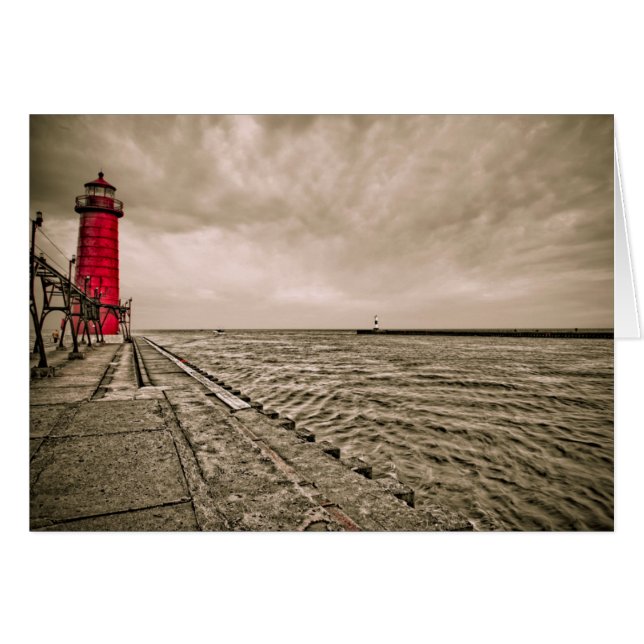 EE. UU., Michigan, Faro de Grand Haven (Anverso (Horizontal))