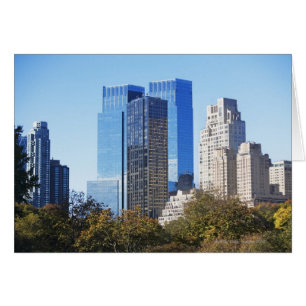 EE.UU., Nueva York, Central Park con horizonte