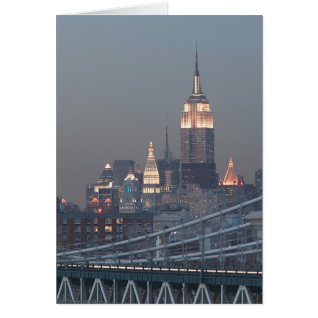 EE.UU., Nueva York, View of Manhattan Bridge, (Frente)