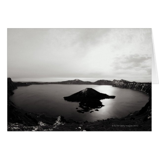 EE.UU., Oregon, Crater Lake, Isla Wizard, (Anverso (Horizontal))