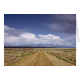 EE.UU., Utah, el cruce de la carretera Dirt