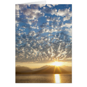 EE. UU., Washington, Seabeck. Atardecer