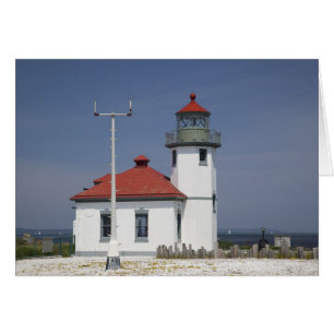 EE. UU., Washington, Seattle, Faro de Alki Point, 
