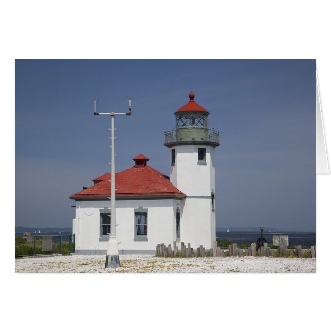 EE. UU., Washington, Seattle, Faro de Alki Point,  (Anverso (Horizontal))