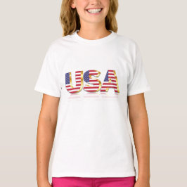 EEUU Bandera Niños Camiseta Estados Unidos de Amér