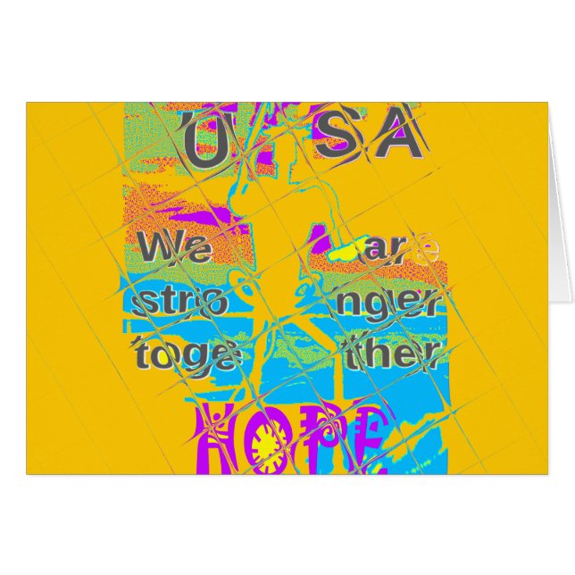 EEUU Hope: Colorido diseño texturado (Anverso (Horizontal))
