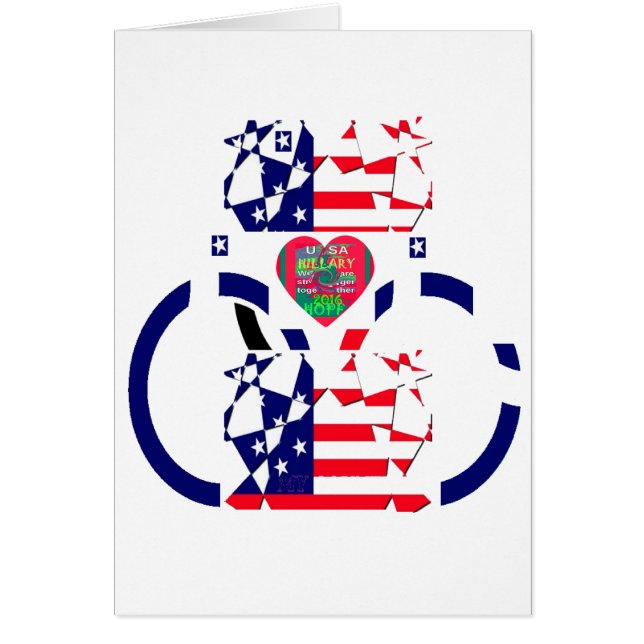 EEUU Hope Hermosa Ar de diseño de Bandera Nacional (Frente)