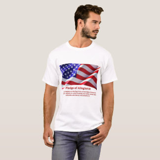 EEUU juró camiseta de hombre de lealtad