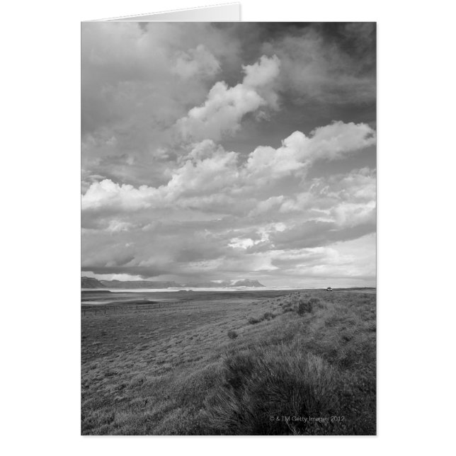 EEUU, Utah, nubes sobre el paisaje (Frente)