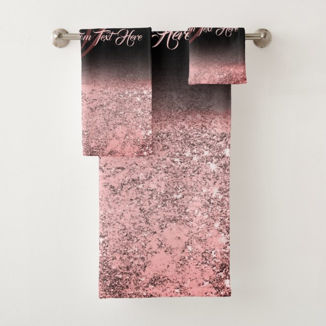 Efecto brillante impreso rosa Bling Glam (In situ)