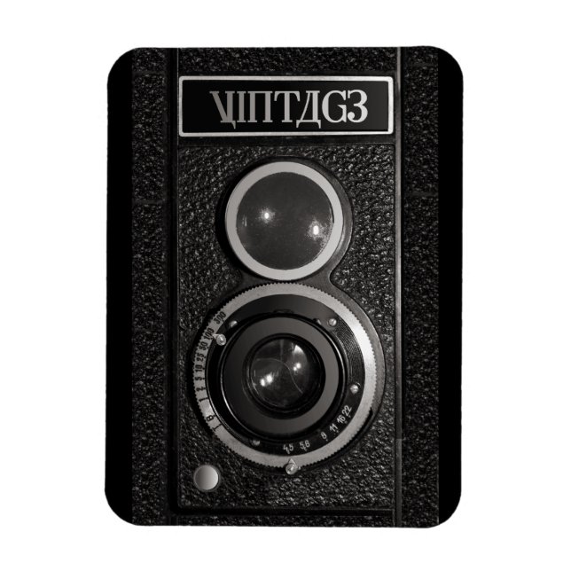 Efecto de cámara de vintage sobre imán flexible (Vertical)