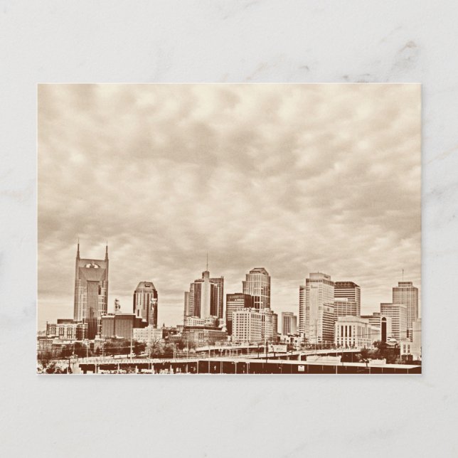 Efecto de cosecha de nashville Skyline: postal (Anverso)