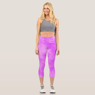 Efecto de la nube de cielo cósmico Capri Leggings