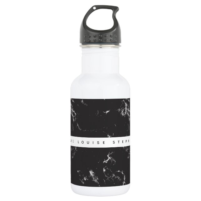 efecto de mármol botella de agua personalizada (Anverso)