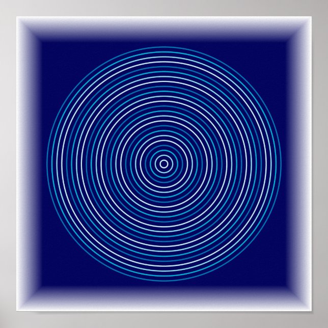 Efecto de onda - Arte abstracto de agua (Frente)