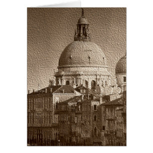 Efecto de papel Sepia Gran Canal de Venecia