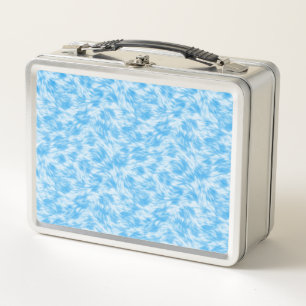 Efecto de pelaje sintético azul y blanco